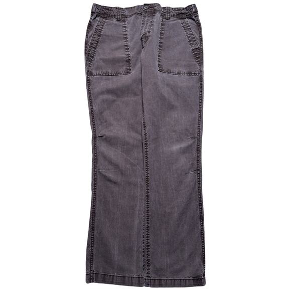 Vintage Y2K Old Navy Faded Grey Military Style Field Front Pocket Pants 34X32 - Picture 1 of 7